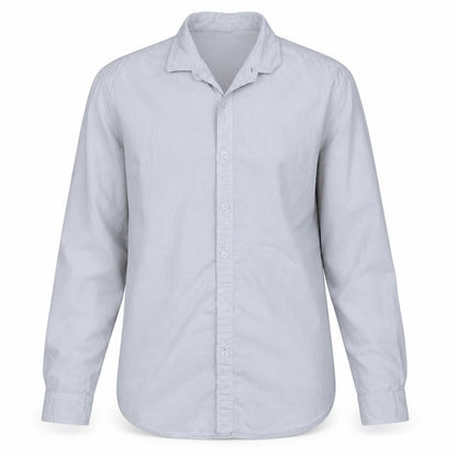Lee Men's White Slim Fit Long Sleeve Cotton Button-Up Shirt Size M