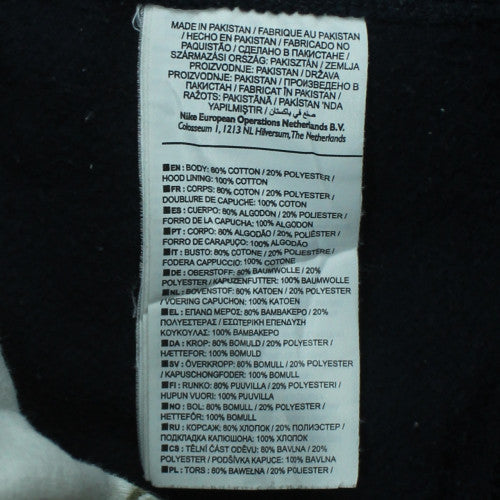 Nike Men's Black Full Zip Hoodie Size M Fleece Sportswear