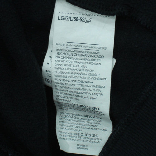 Under Armour Men's Black Pullover Hoodie L Logo Fleece Sportswear