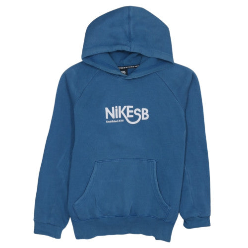Nike SB Men's Blue Pullover Hoodie Size S Regular Fit Fleece