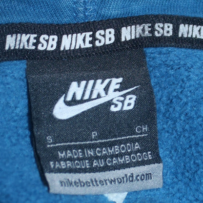 Nike SB Men's Blue Pullover Hoodie Size S Regular Fit Fleece