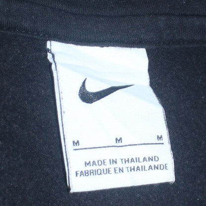 Nike Men's Black Pullover Hoodie M Logo Fleece Football Sweatshirt
