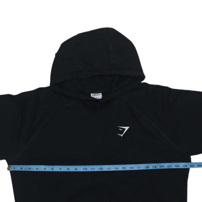 Gymshark Men's Black Pullover Hoodie Size L Regular Fit