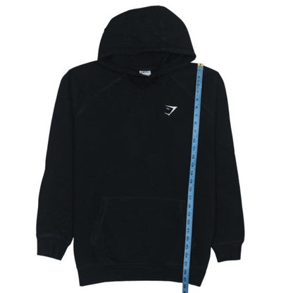 Gymshark Men's Black Pullover Hoodie Size L Regular Fit