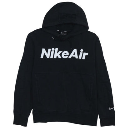 Nike Air Men's Black Pullover Hoodie Size S Regular Fit Fleece