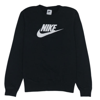 Nike Men's Black Small Crew Neck Pullover Sweatshirt