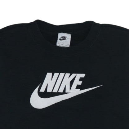 Nike Men's Black Small Crew Neck Pullover Sweatshirt