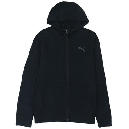 Puma Men's Black XL Full Zip Hoodie Fleece Sweatshirt