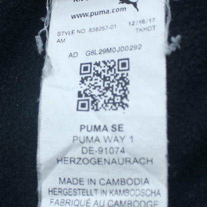 Puma Men's Black XL Full Zip Hoodie Fleece Sweatshirt