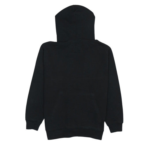Vans Boys Black XL Pullover Hoodie with Logo Print and Kangaroo Pocket