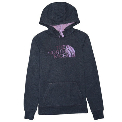 The North Face Womens Black Pullover Hoodie XS Cotton Blend Casual