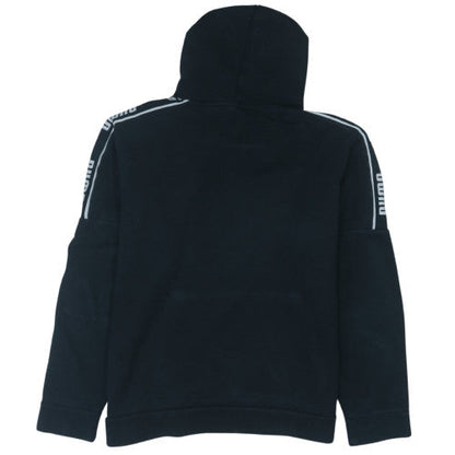 Puma Men's Black Pullover Hoodie M Graphic Sports Fleece
