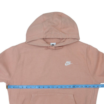 Nike Womens Pink Pullover Hoodie M Hooded Sweatshirt Casual