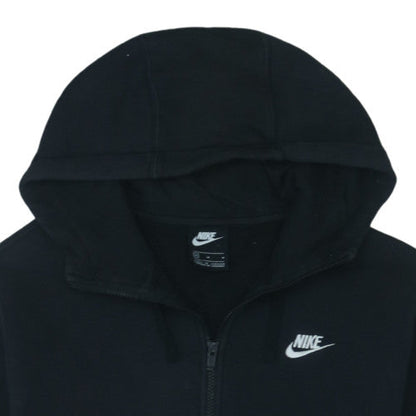Nike Men's Black Full Zip Hoodie Size M Fleece Sportswear