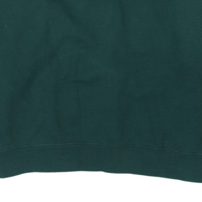 Ellesse Men’s Green Collared Henley Sweatshirt 2XL Regular Fit