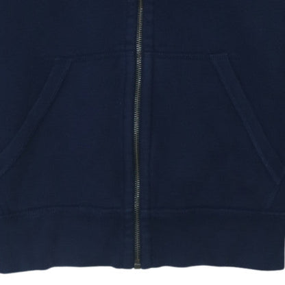 Ralph Lauren Men's Blue Full Zip Hoodie Small Logo Fleece Sweatshirt