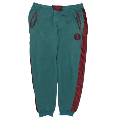 Nike Men's Green Sweatpants L Fleece Joggers with Drawstring