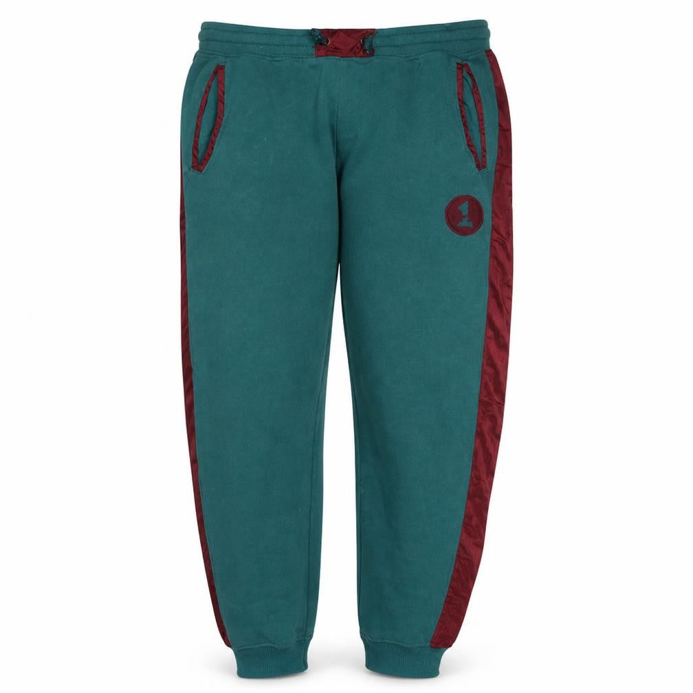 Nike Men's Green Sweatpants L Fleece Joggers with Drawstring