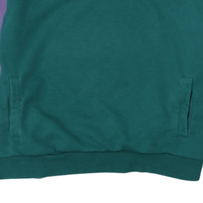 FILA Men's Green & Purple 1/4 Zip Retro Sweatshirt Size S