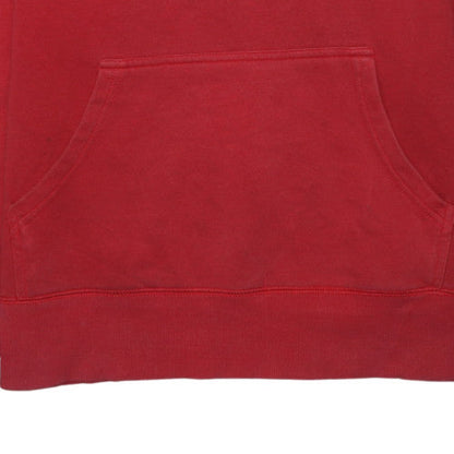 Champion Men's Red XL Pullover Hoodie with Logo Sleeve & Kangaroo Pocket