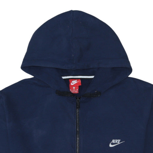 Nike Men's Navy Blue Full Zip Hoodie XL Classic Sportswear