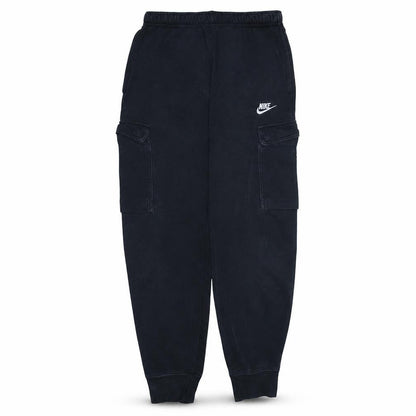 Nike Men's Black Cargo Fleece Jogger Trousers Size S
