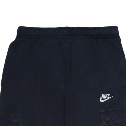 Nike Men's Black Cargo Fleece Jogger Trousers Size S