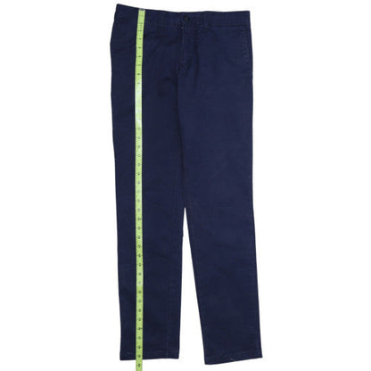 Carhartt Men's Blue Chino Trousers 30x32 Slim Fit Cotton Blend