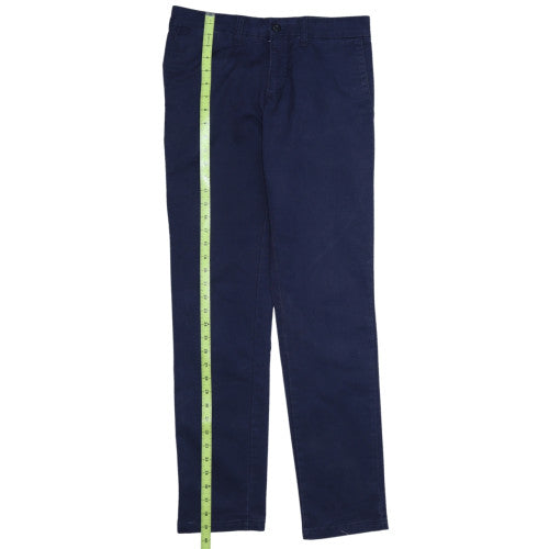 Carhartt Men's Blue Chino Trousers 30x32 Slim Fit Cotton Blend