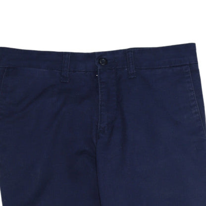 Carhartt Men's Blue Chino Trousers 30x32 Slim Fit Cotton Blend