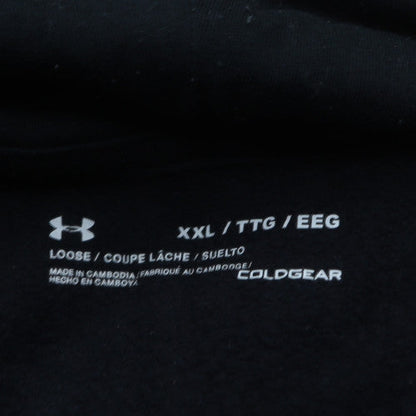 Under Armour Men’s Black 2XL Full Zip Hoodie ColdGear Fleece