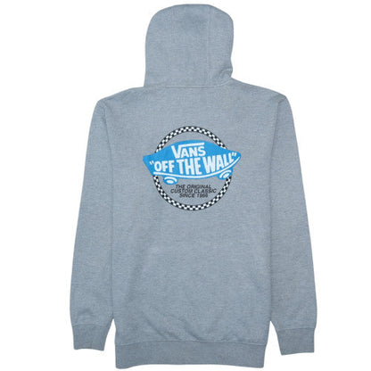 Vans Mens Grey Pullover Hoodie Medium Skateboarding Graphic Logo
