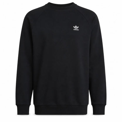 Adidas Mens Black Medium Crew Neck Pullover Sweatshirt