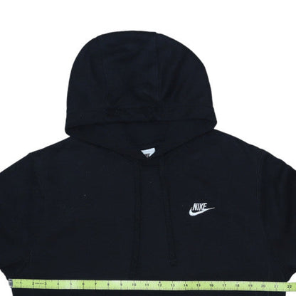 Nike Men's Black Small Pullover Hoodie Fleece Logo Sweatshirt