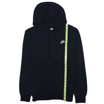 Nike Men's Black Small Pullover Hoodie Fleece Logo Sweatshirt