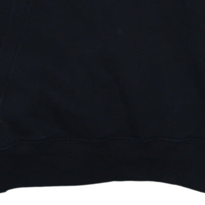 Nike Men's Black Small Pullover Hoodie Fleece Logo Sweatshirt