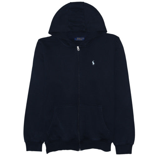 Ralph Lauren Men's Blue Full Zip Hoodie 2XL Cotton