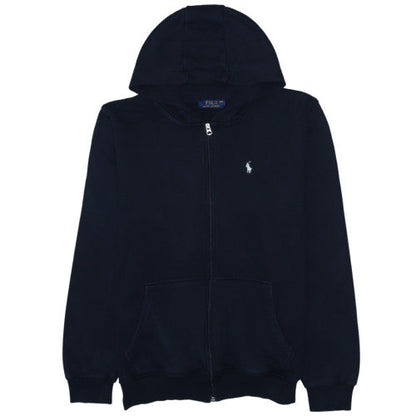Ralph Lauren Men's Blue Full Zip Hoodie 2XL Cotton