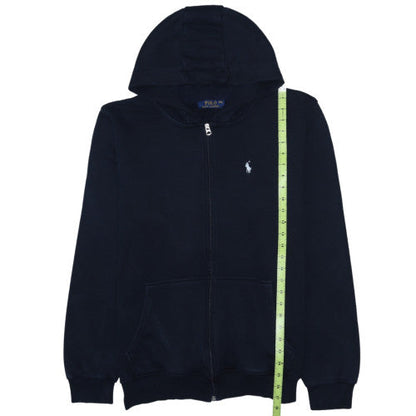 Ralph Lauren Men's Blue Full Zip Hoodie 2XL Cotton