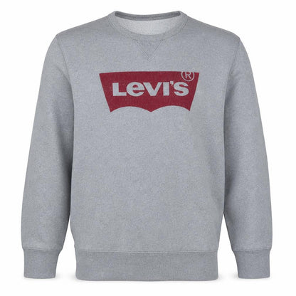 Levi's Men's Grey XL Crew Neck Pullover Graphic Sweatshirt