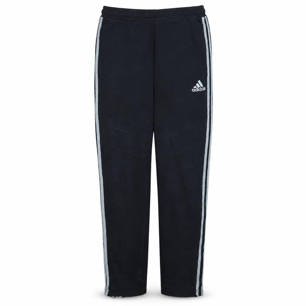 Front view of Adidas Men's Black Jogger Trousers S Regular Fit Sports Pants