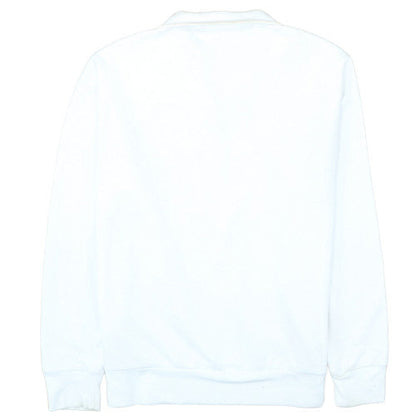 Ralph Lauren Polo Sport Men's White 1/4 Zip Sweatshirt L