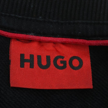 Hugo Boss Men's Black Crew Neck Logo Sweatshirt Size M