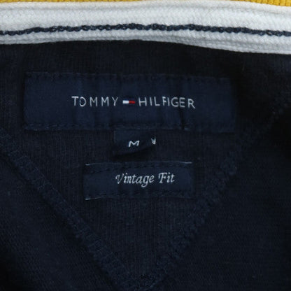 Tommy Hilfiger Men’s Blue Henley Sweatshirt M Vintage Fit