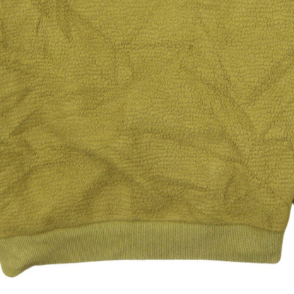 Puma Men's Yellow Fleece Crew Neck Pullover Sweatshirt Size S