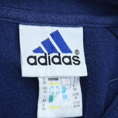 Adidas Womens Blue Crew Neck Pullover Sweatshirt Size 10