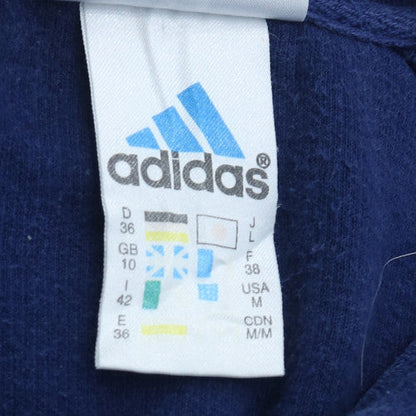 Adidas Womens Blue Crew Neck Pullover Sweatshirt Size 10