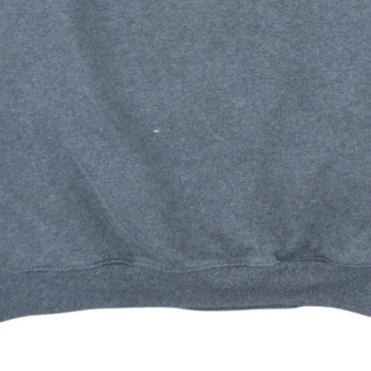 Nike Men's Grey Air Logo Crew Neck Fleece Sweatshirt Size L