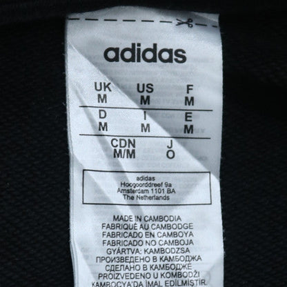 Adidas Mens Black M Crew Neck Pullover Sweatshirt Classic Style