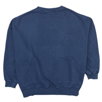 Nike Men’s Blue Crew Neck Graphic Sweatshirt S Pullover Fleece